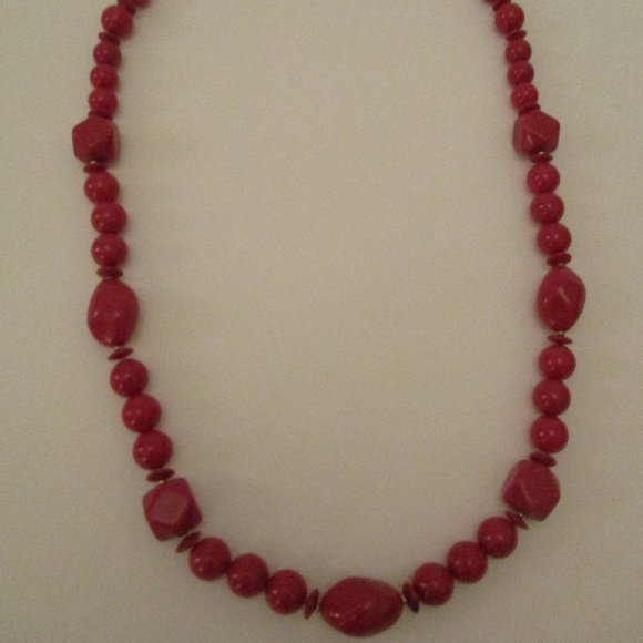 Vtg Celluloid Beaded Necklace With Gold Tone Metal Spacer Beads Heavy In Weight - Picture 3 of 9